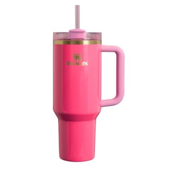 Berry Pink Glitter Stanley Tumbler - Picture 2 of 5